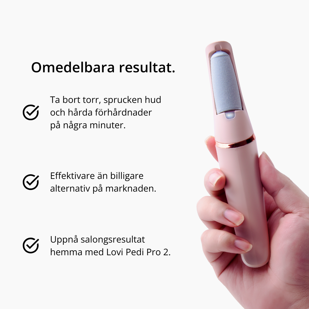Lovi Pedi Pro 2 – Mjuka fötter utan dyra salongsbesök